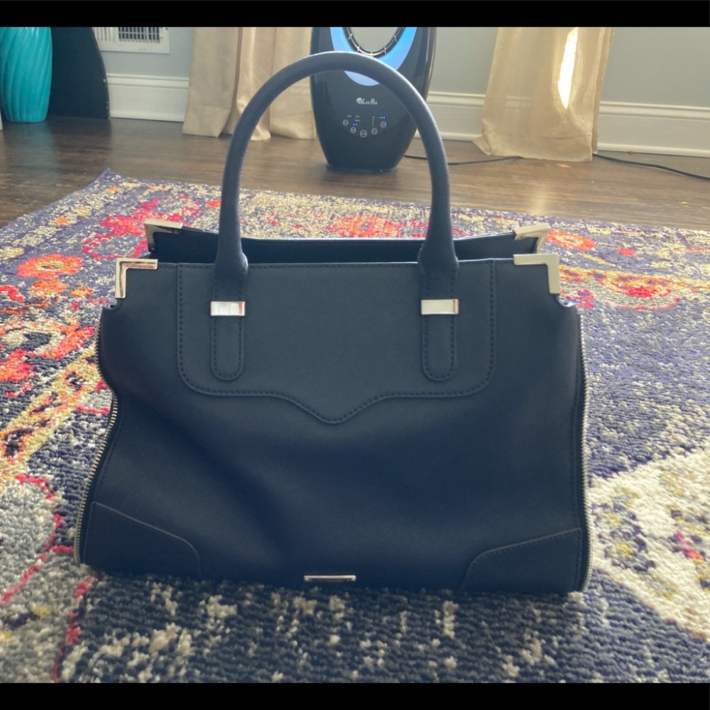 Rebecca Minkoff Navy blue cross body satchel